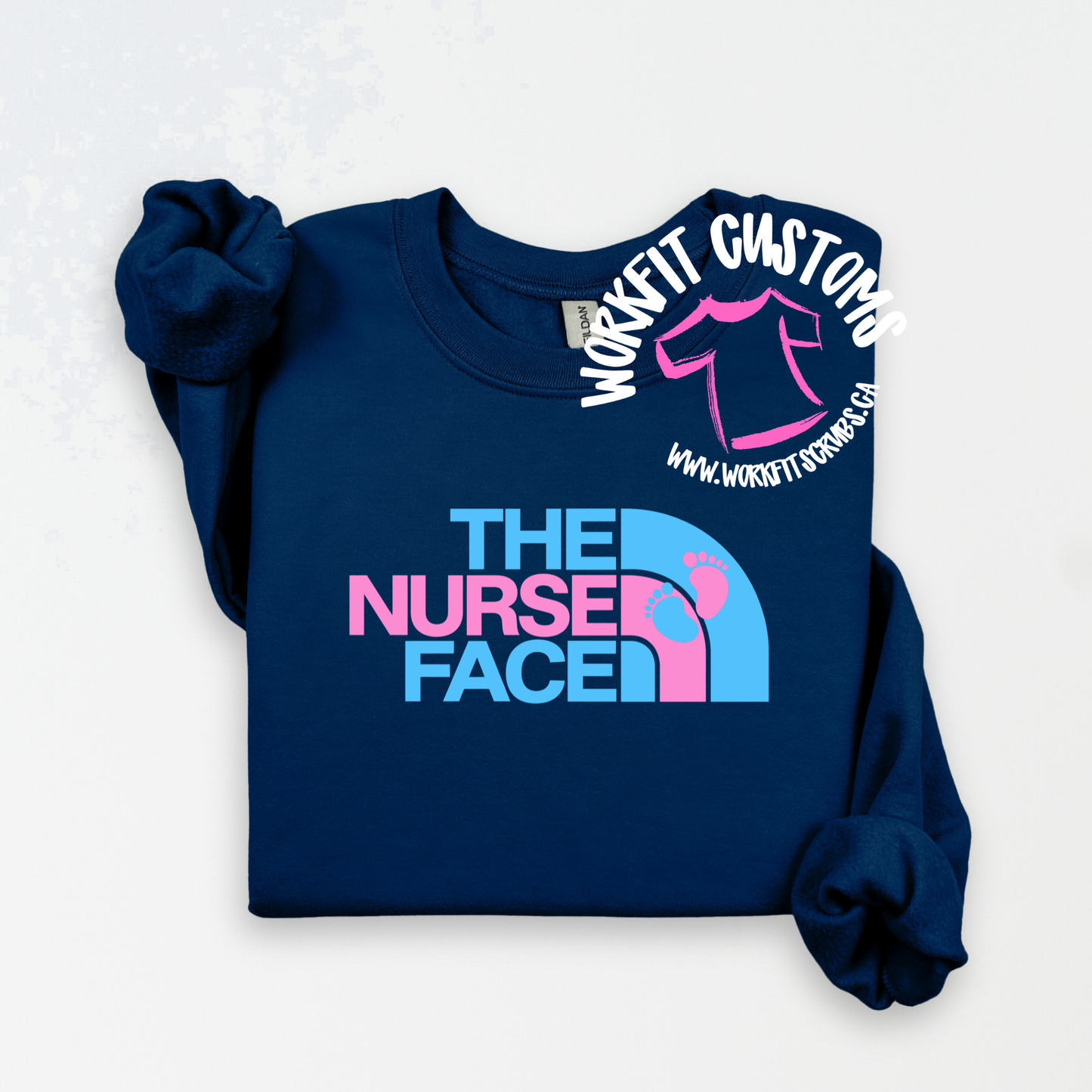 L&D The Nurse Face crewneck