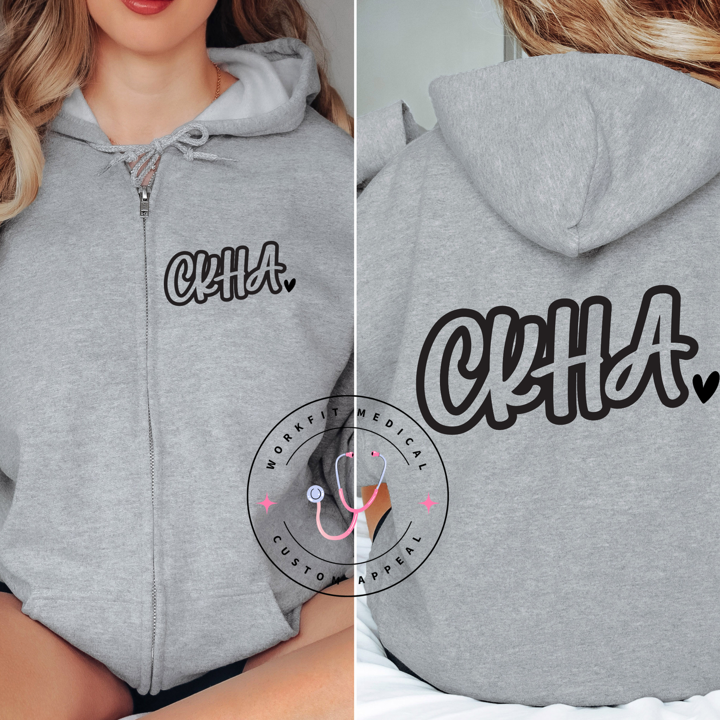 CKHA full zip fleece