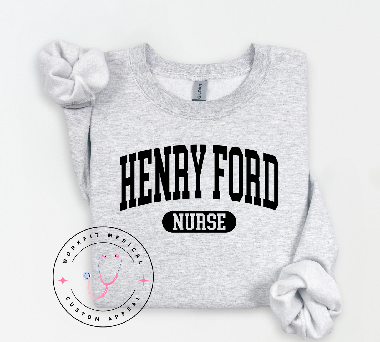 Henry Ford Varsity Nurse Crewneck