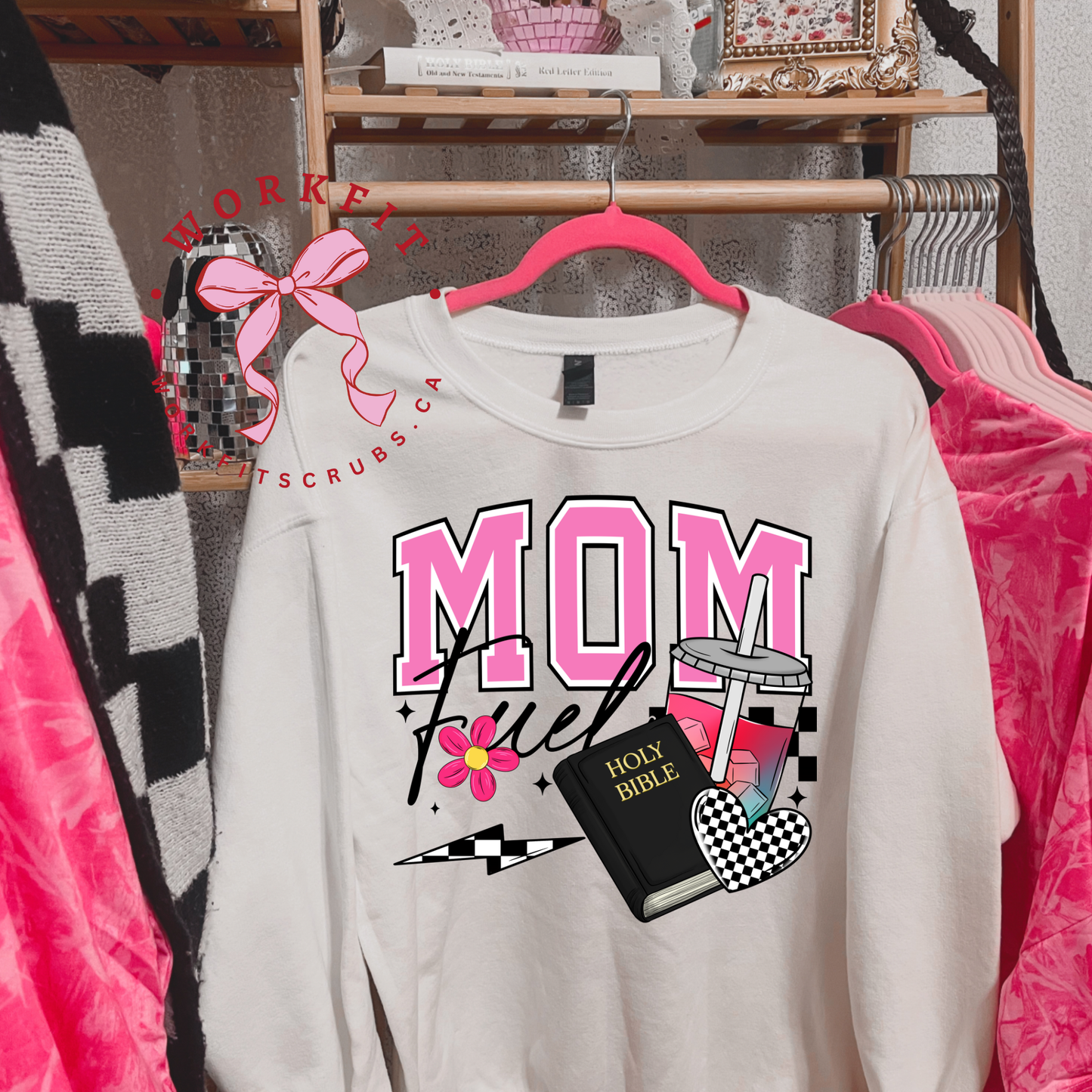 MoM Fuel & Holy Bible Crewneck