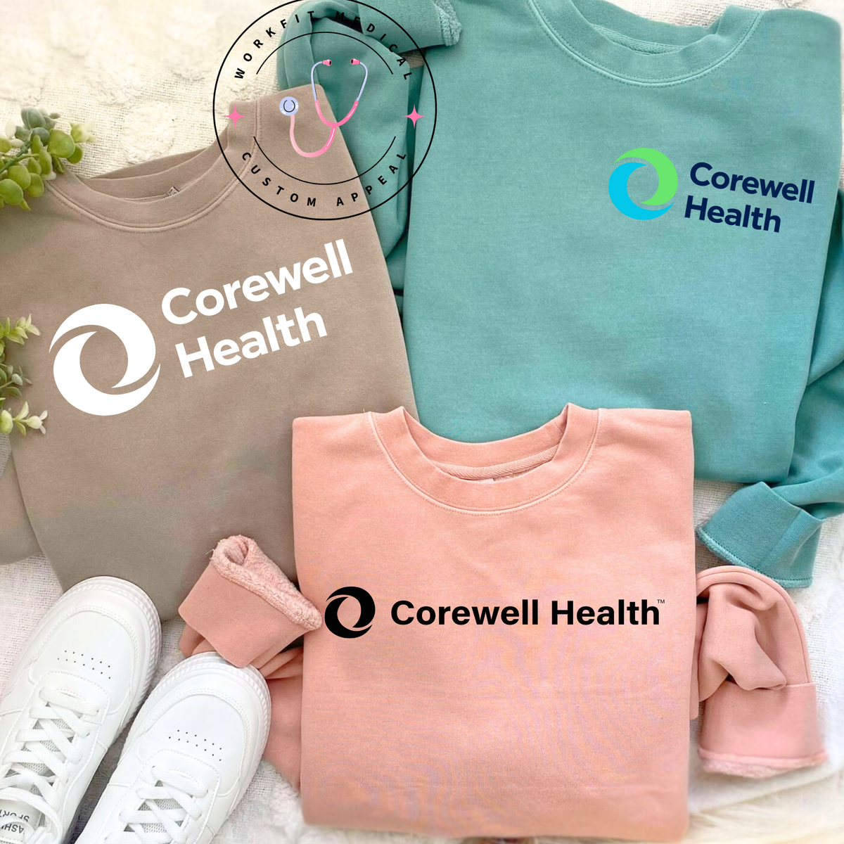 Pigment Dyed Corewell Health Crewneck