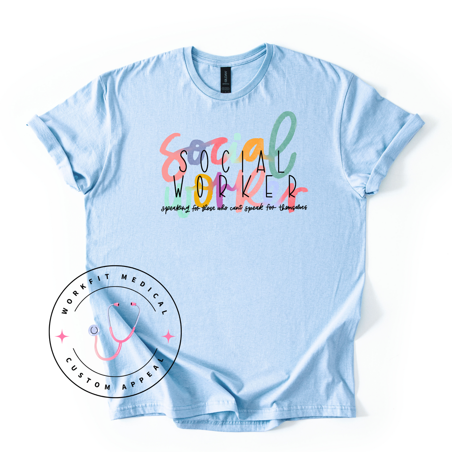 Scribble Social Worker Crew & Tee