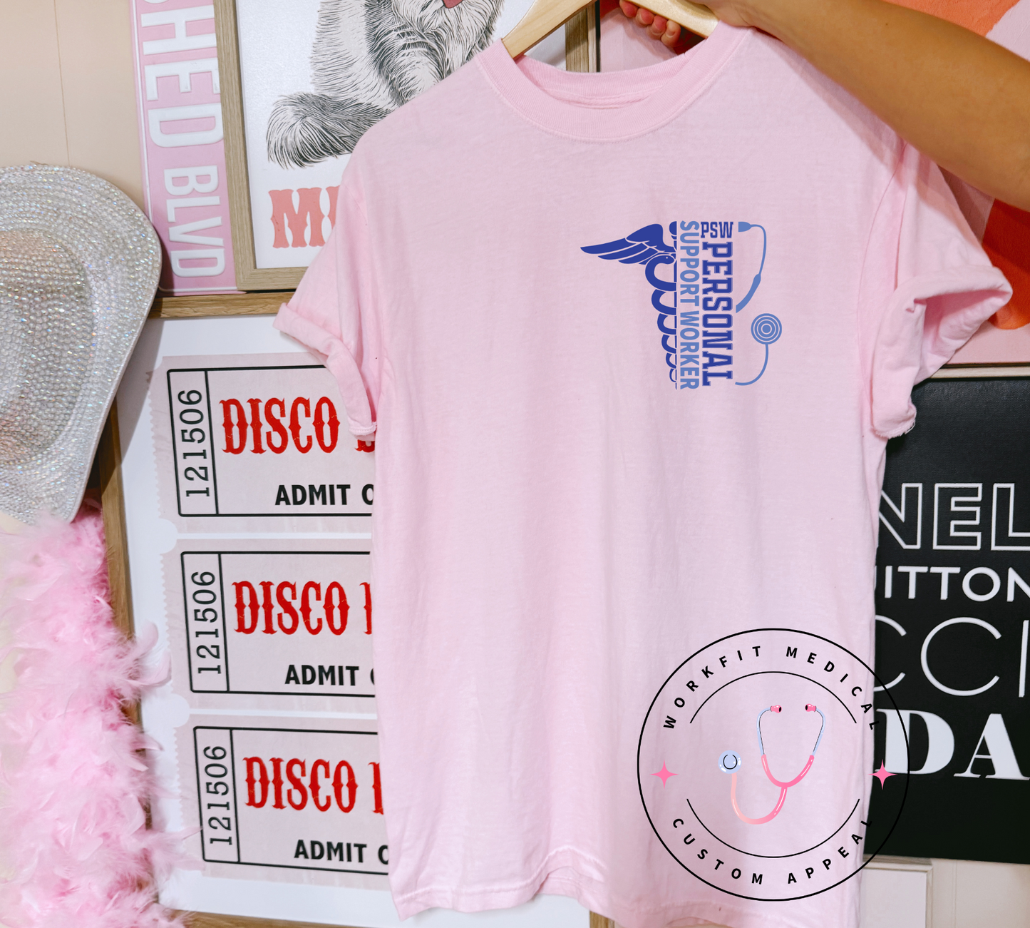 PSW Stethoscope Pocket Tee
