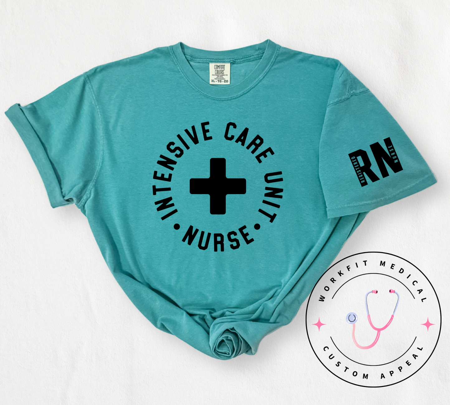 ICU RN comfort color Tees