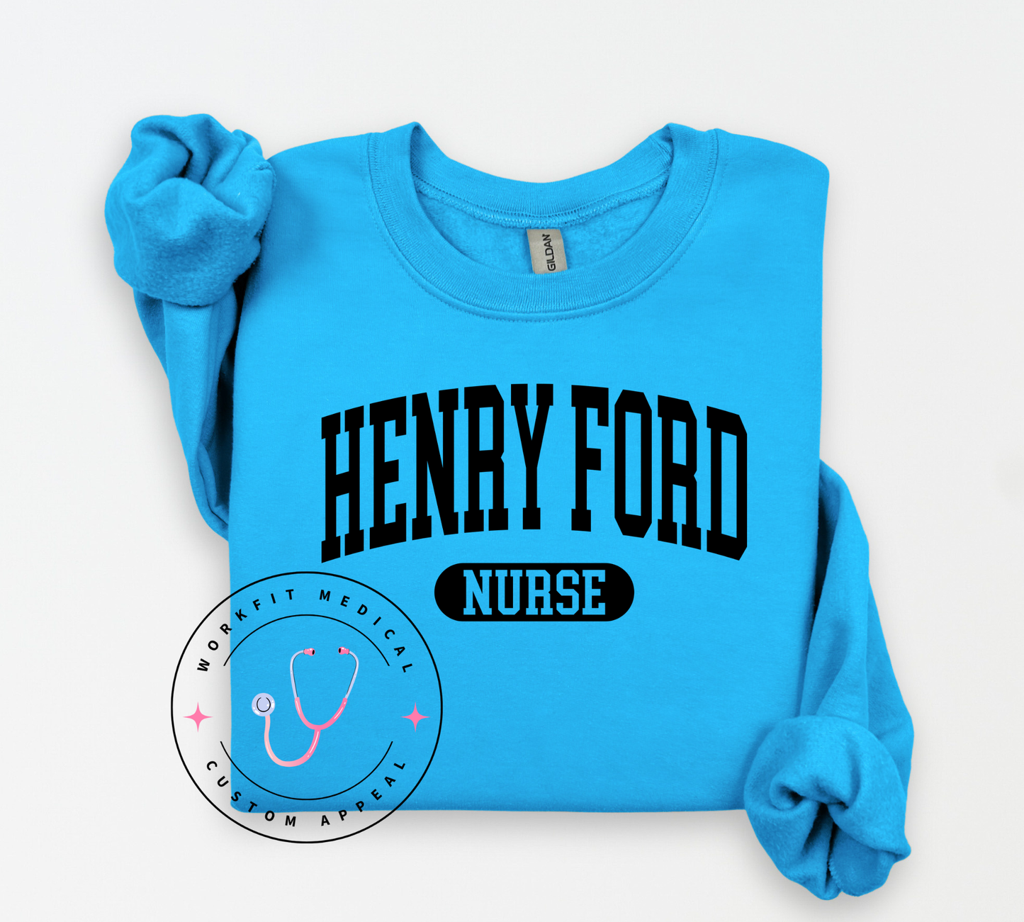 Henry Ford Varsity Nurse Crewneck