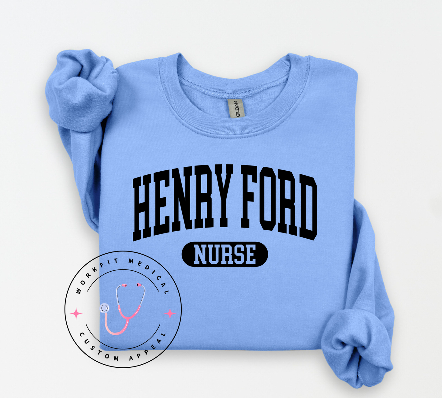 Henry Ford Varsity Nurse Crewneck