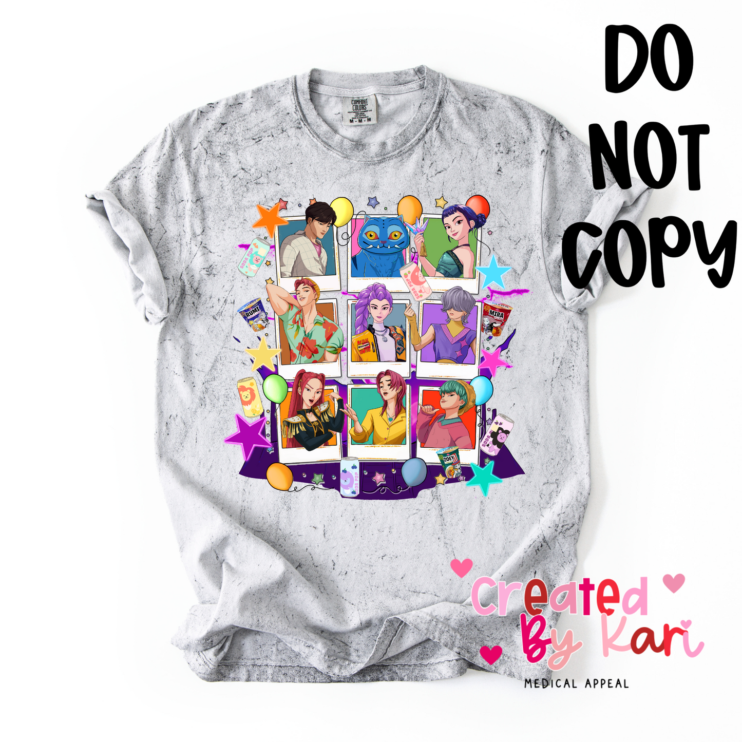 K POP Collage Tees