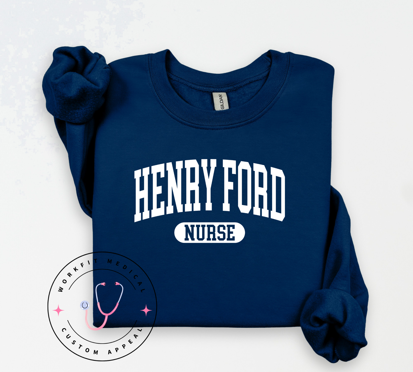 Henry Ford Varsity Nurse Crewneck