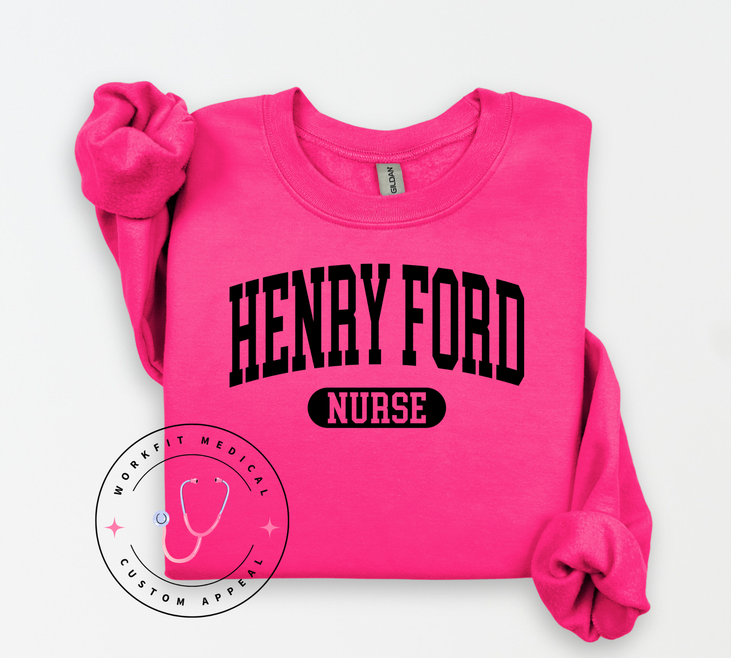 Henry Ford Varsity Nurse Crewneck
