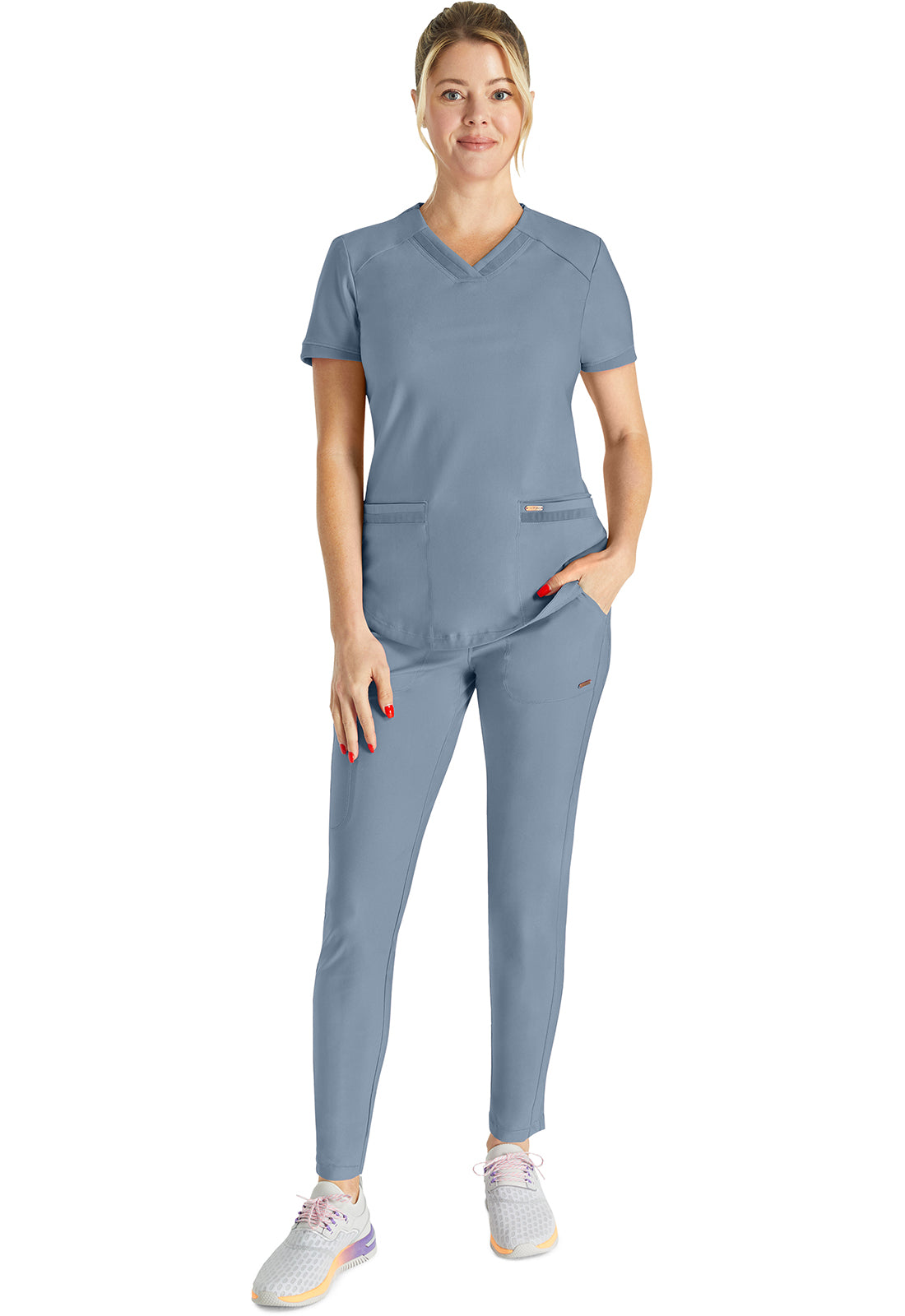 Cherokee Form V Neck Top