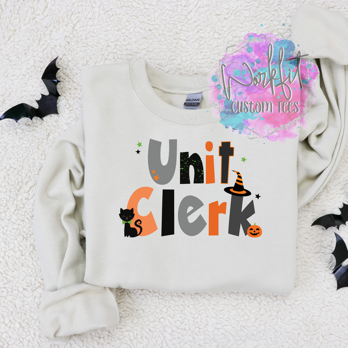Unit Clerk Halloween Crewneck