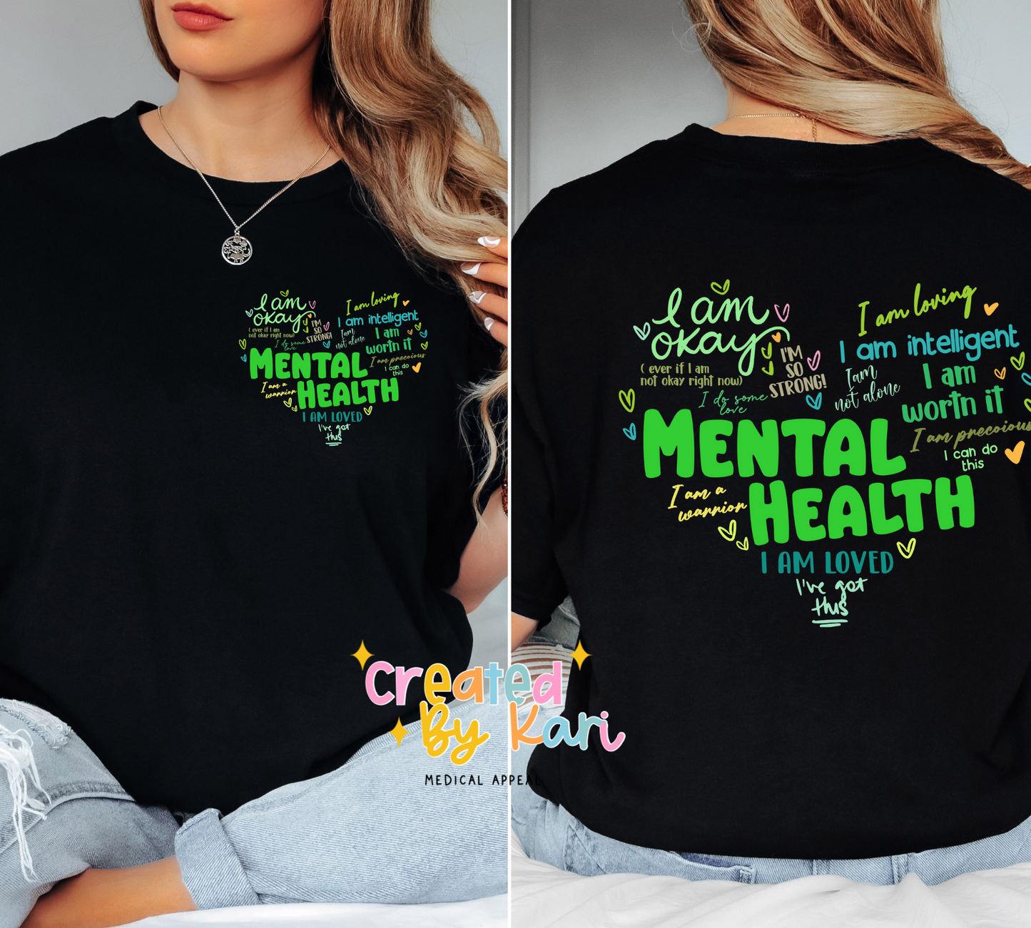 Mental Heath Heart Tee