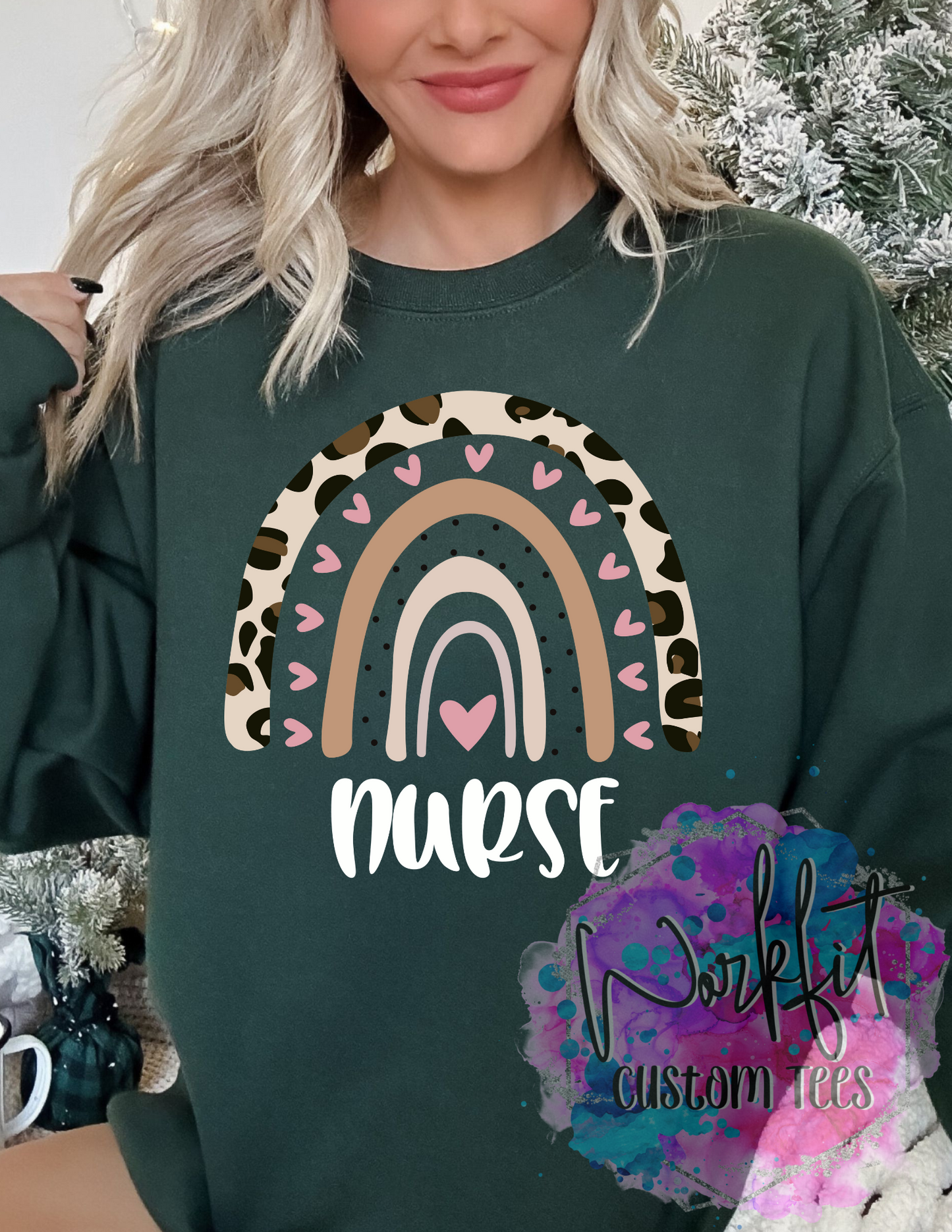 Rainbow Nurse Crewneck