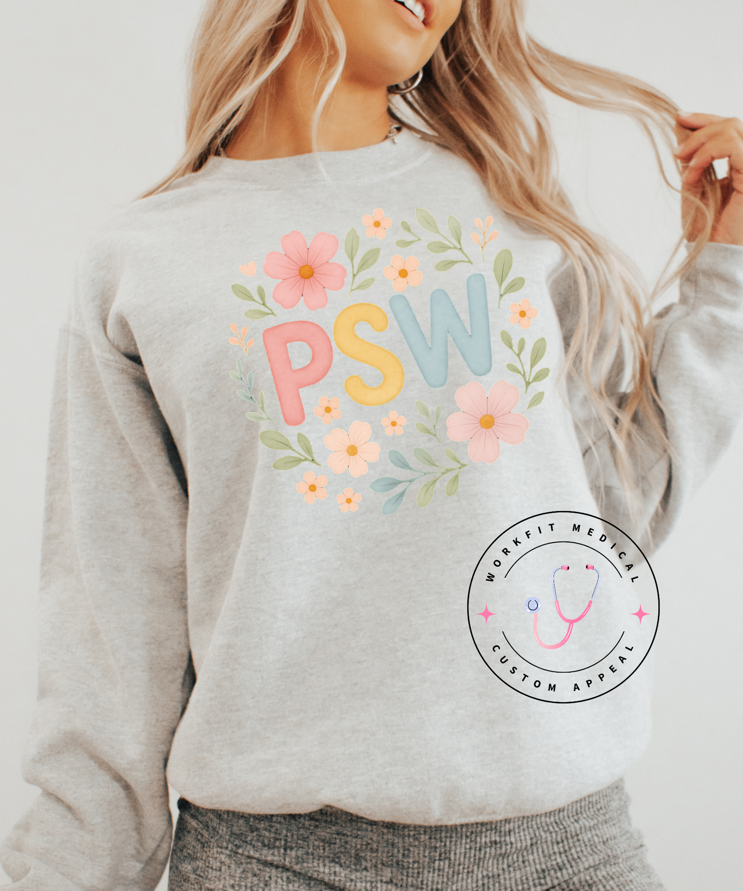 PSW 26 Floral Crewneck