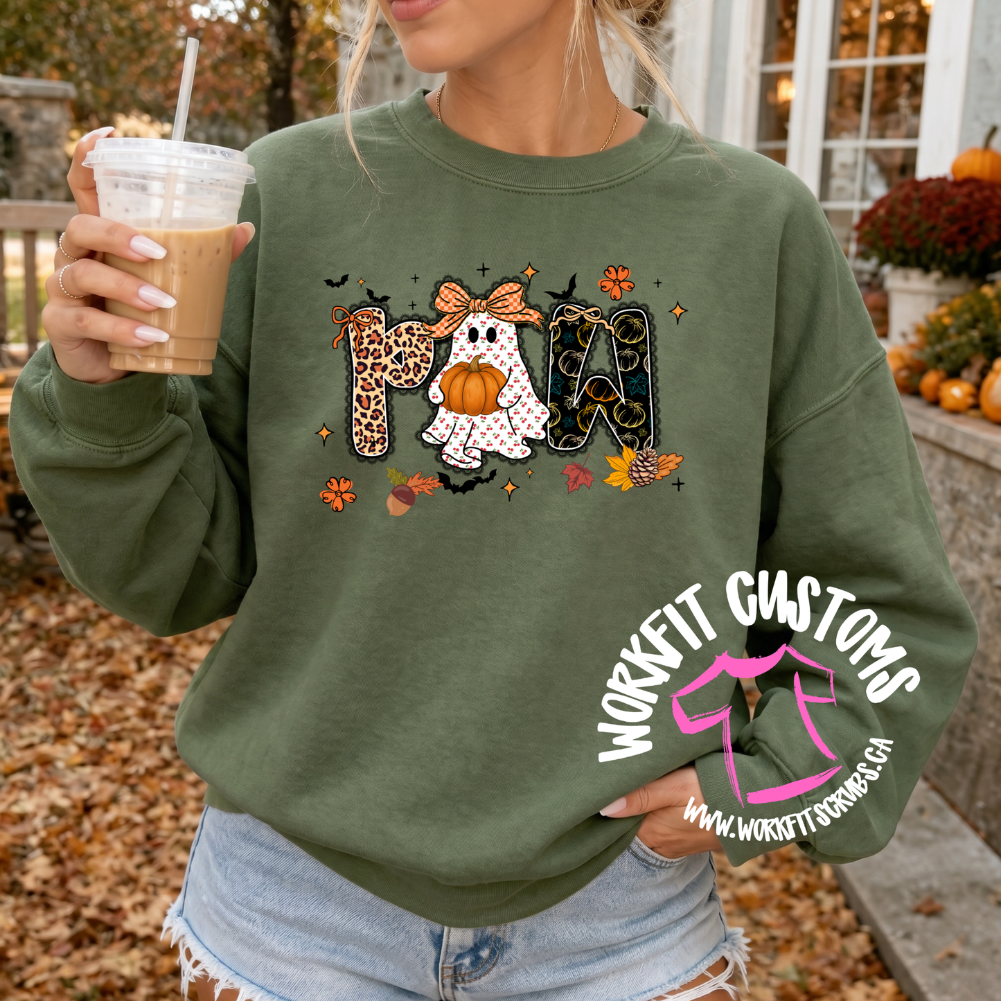 PSW Cutie Ghost Fall Crewneck