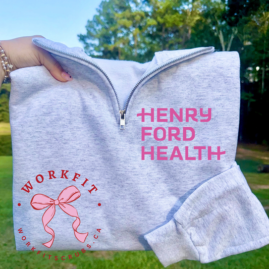 Color Logo 1/4 Zip Ups