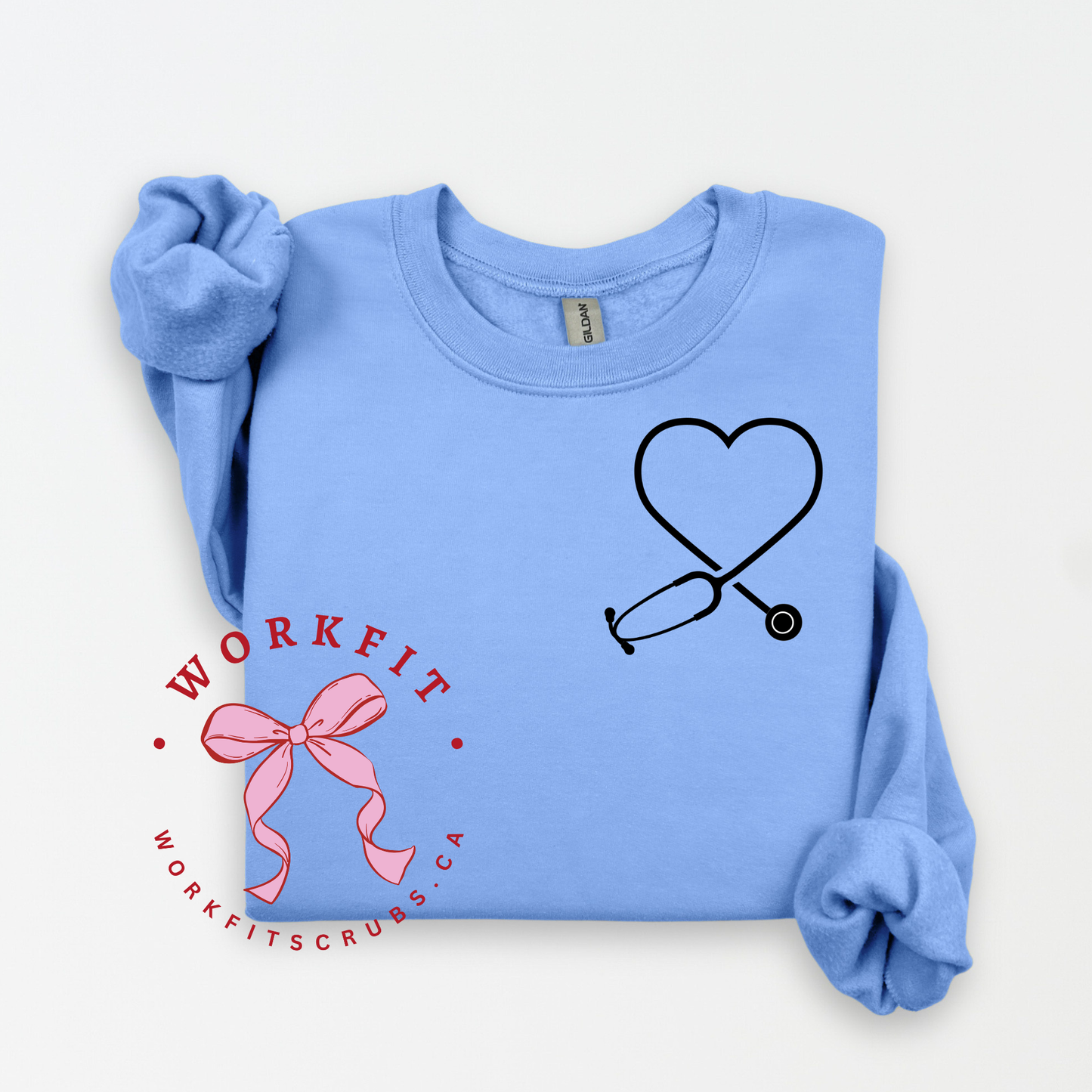Stethoscope Heart Crewneck