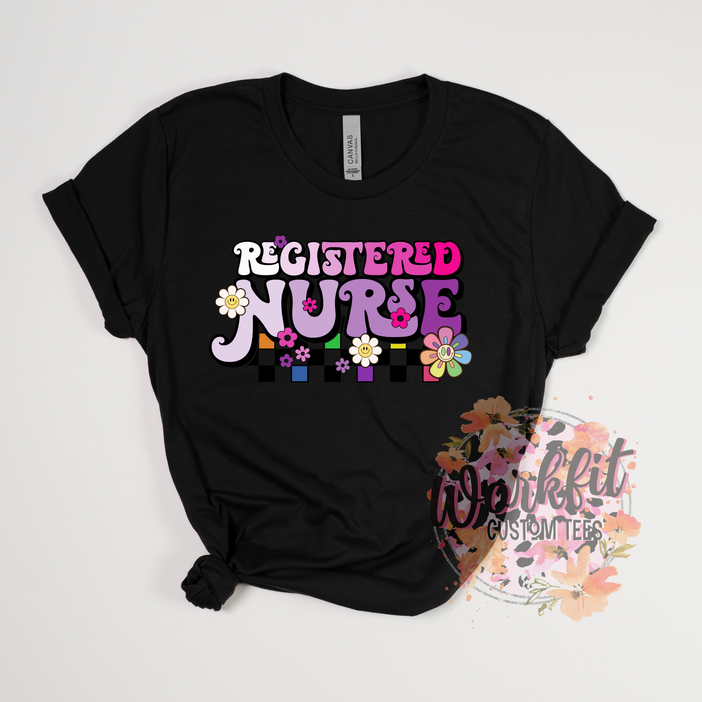 RN retro flower tee