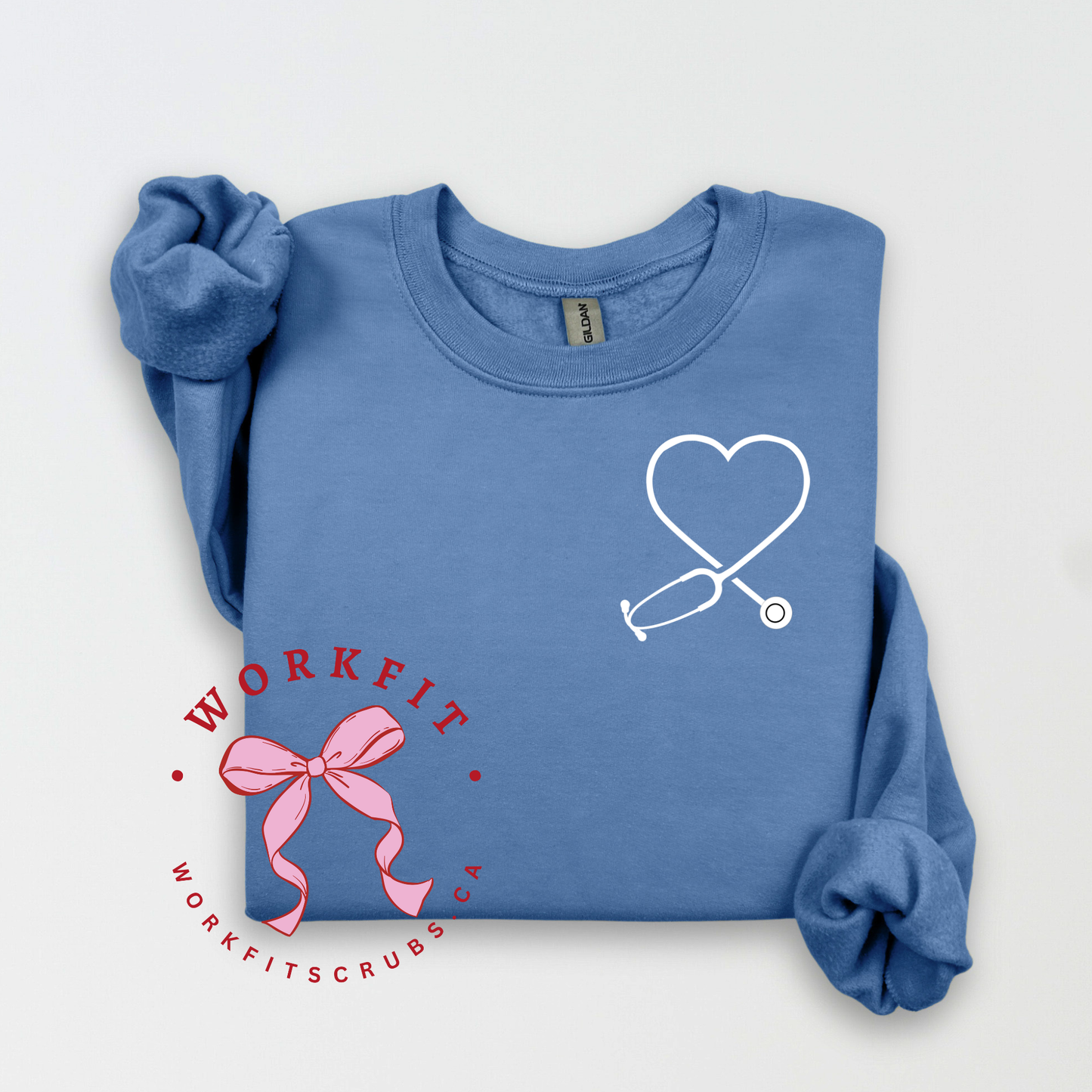 Stethoscope Heart Crewneck