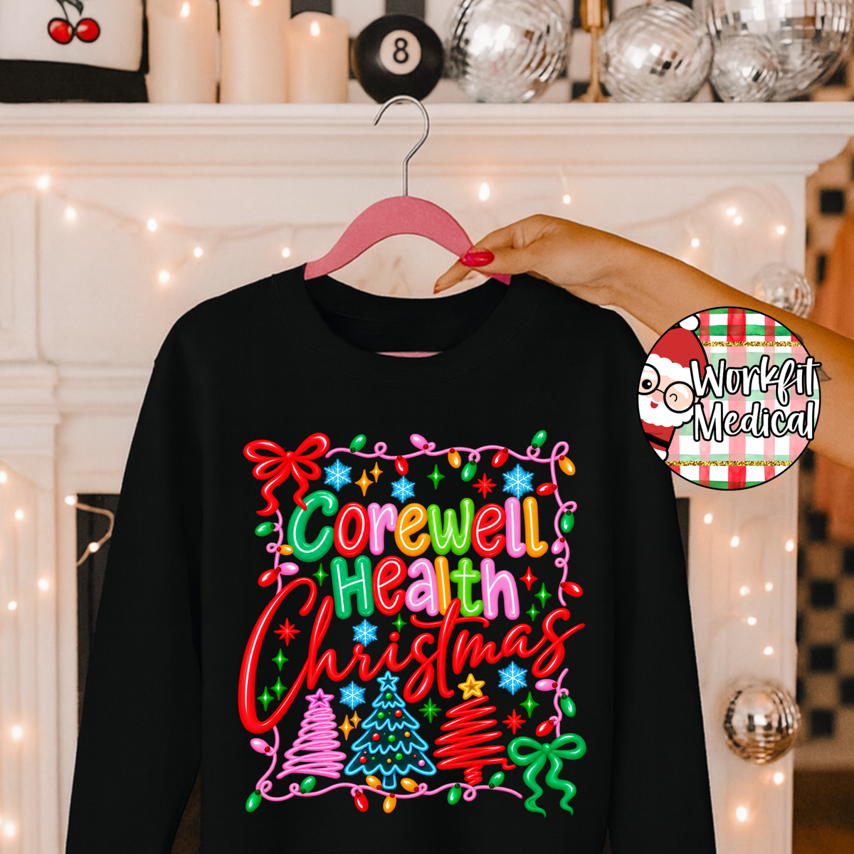 Corewell Holiday Lights Crewneck