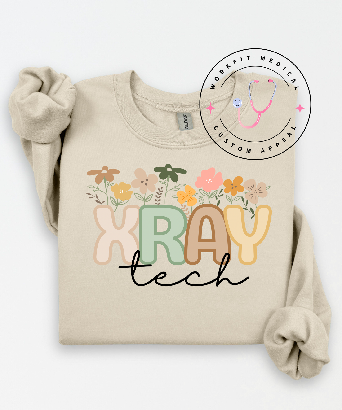 Floral XRAY Tech Crewneck