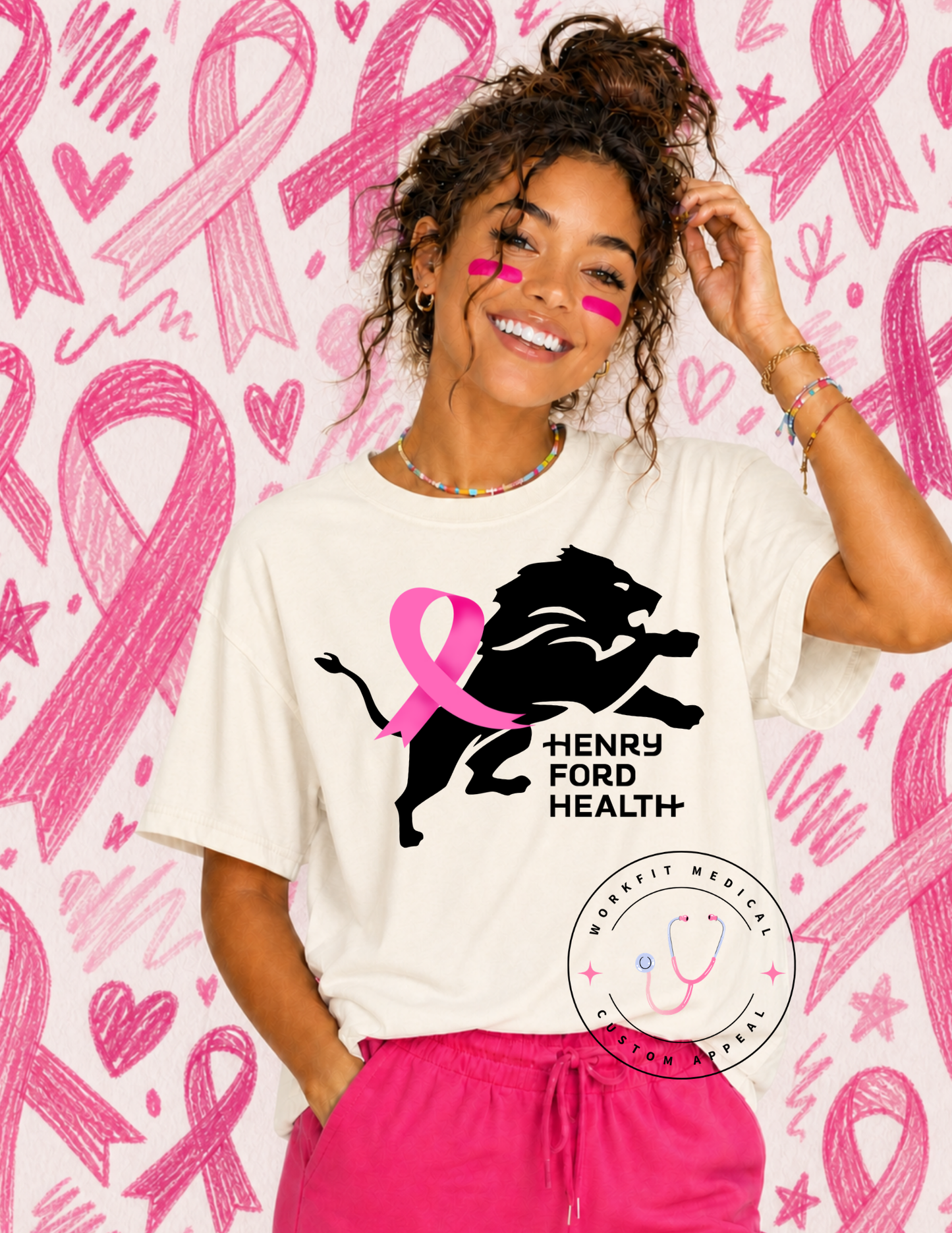 Henry Ford Lions Awareness T-Shirt