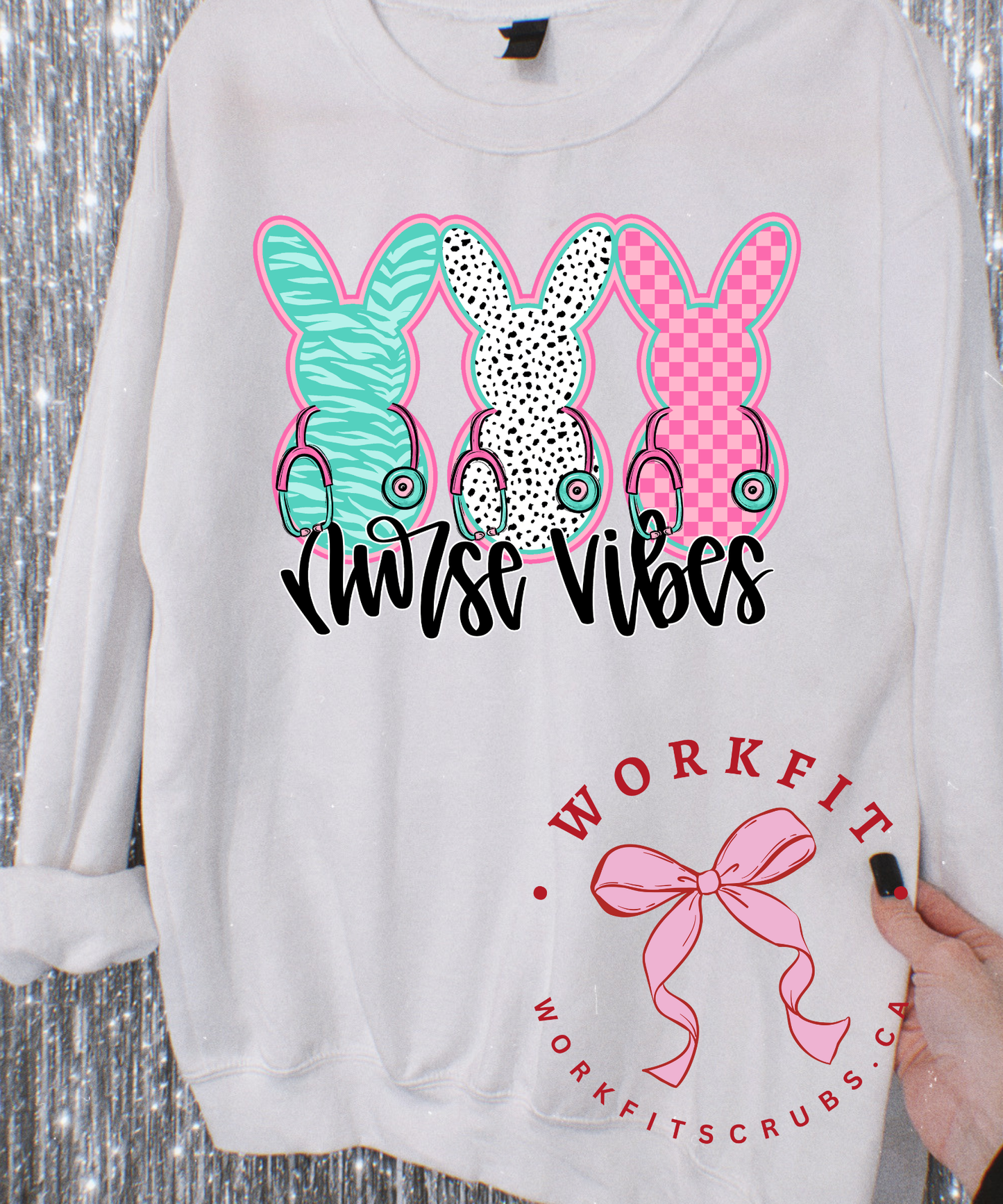 Easter Nurse Vibes Crewneck