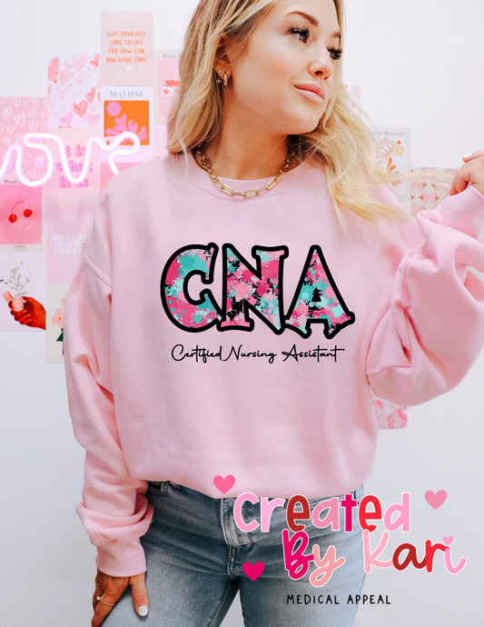 CNA splash Art Crewneck