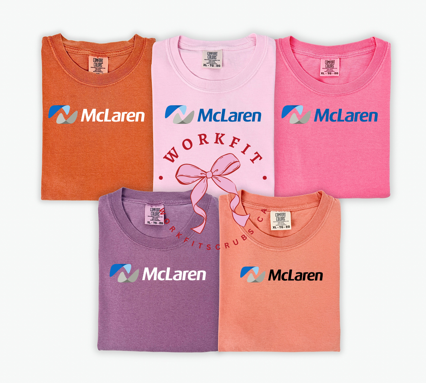 McLaren 5 PKG- Comfort Color Tees