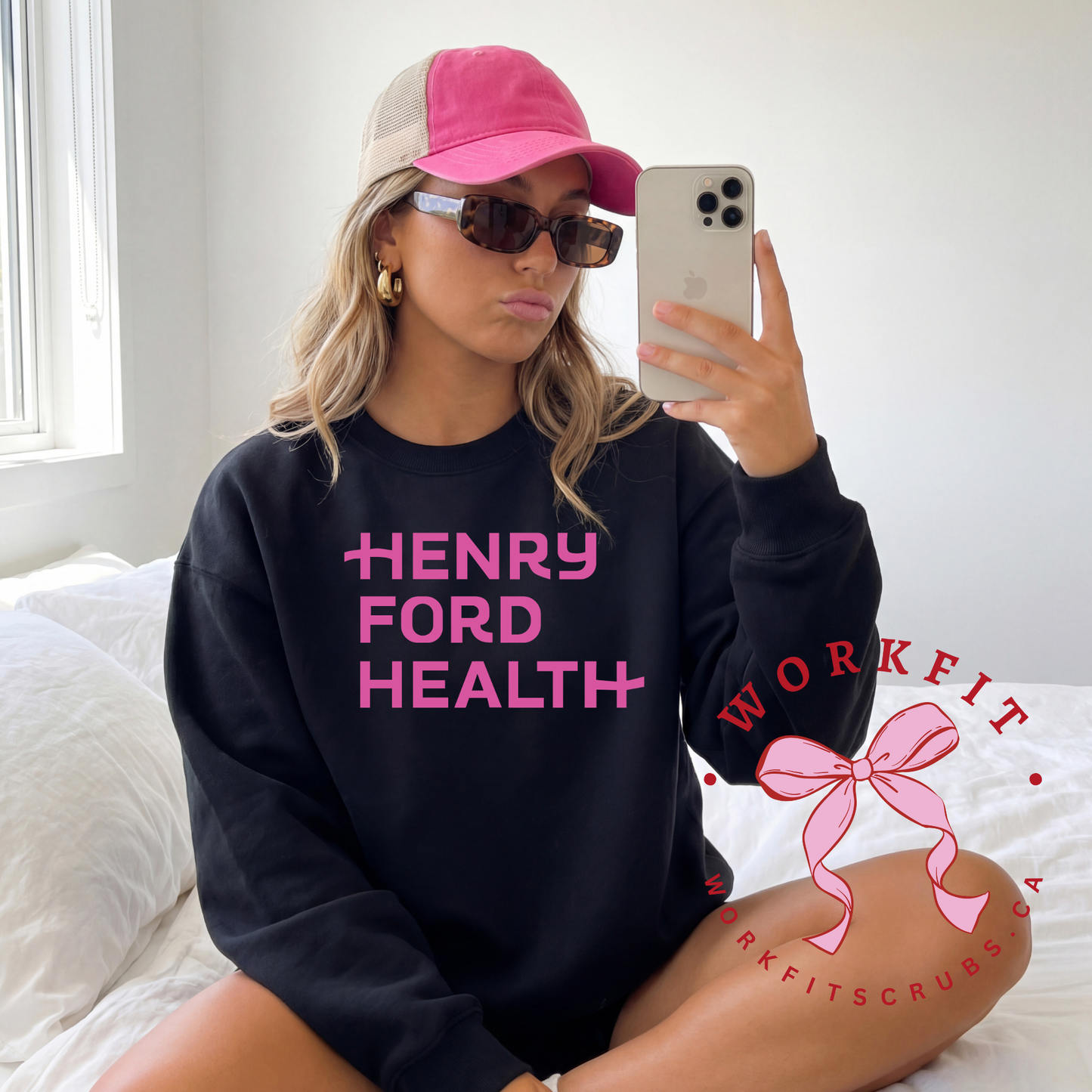 HFHC Black Pink Crewneck