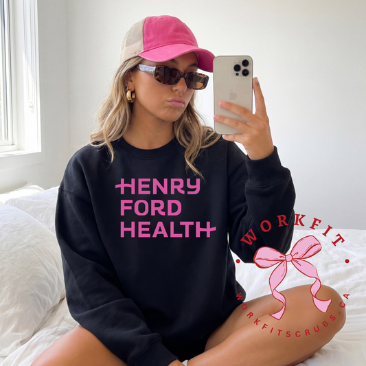 HFHC Black Pink Crewneck