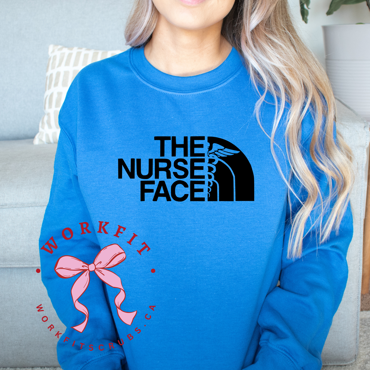 The Nurse Face Crewneck