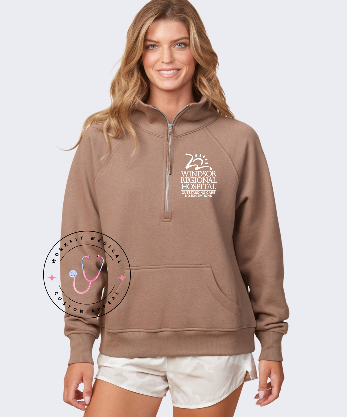 WRH Ladies Boxy Half Zip Fleece