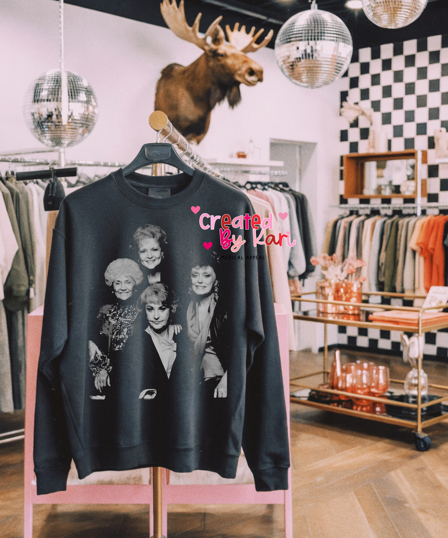 Halftone Crewnecks