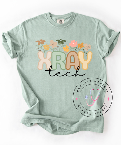 Floral XRAY Tech T-Shirt