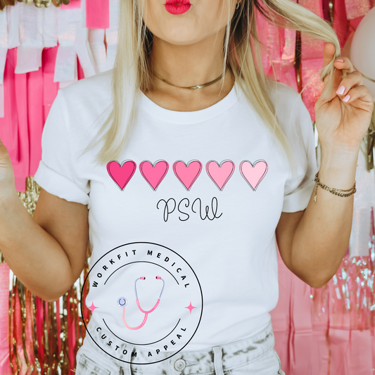 PSW 5 heart Tee