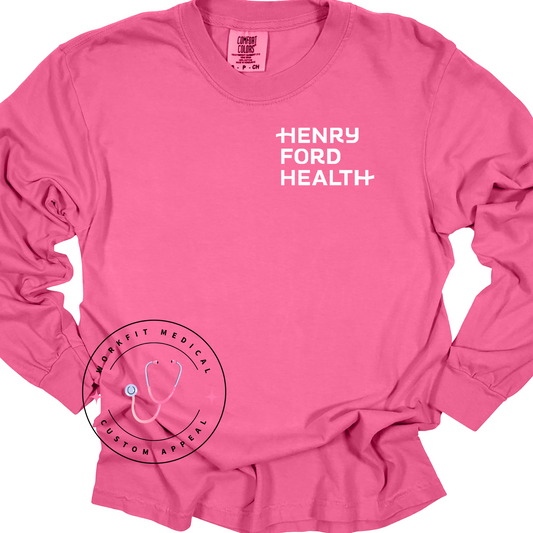 Henry Ford Health Comfort Color Long Sleeve