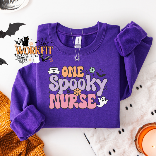 One Spooky Nurse Sweater