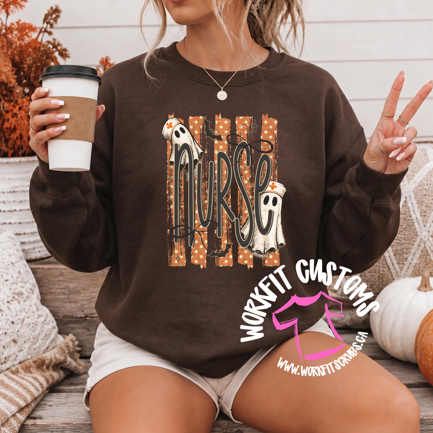 Nurse Ghost Crewneck