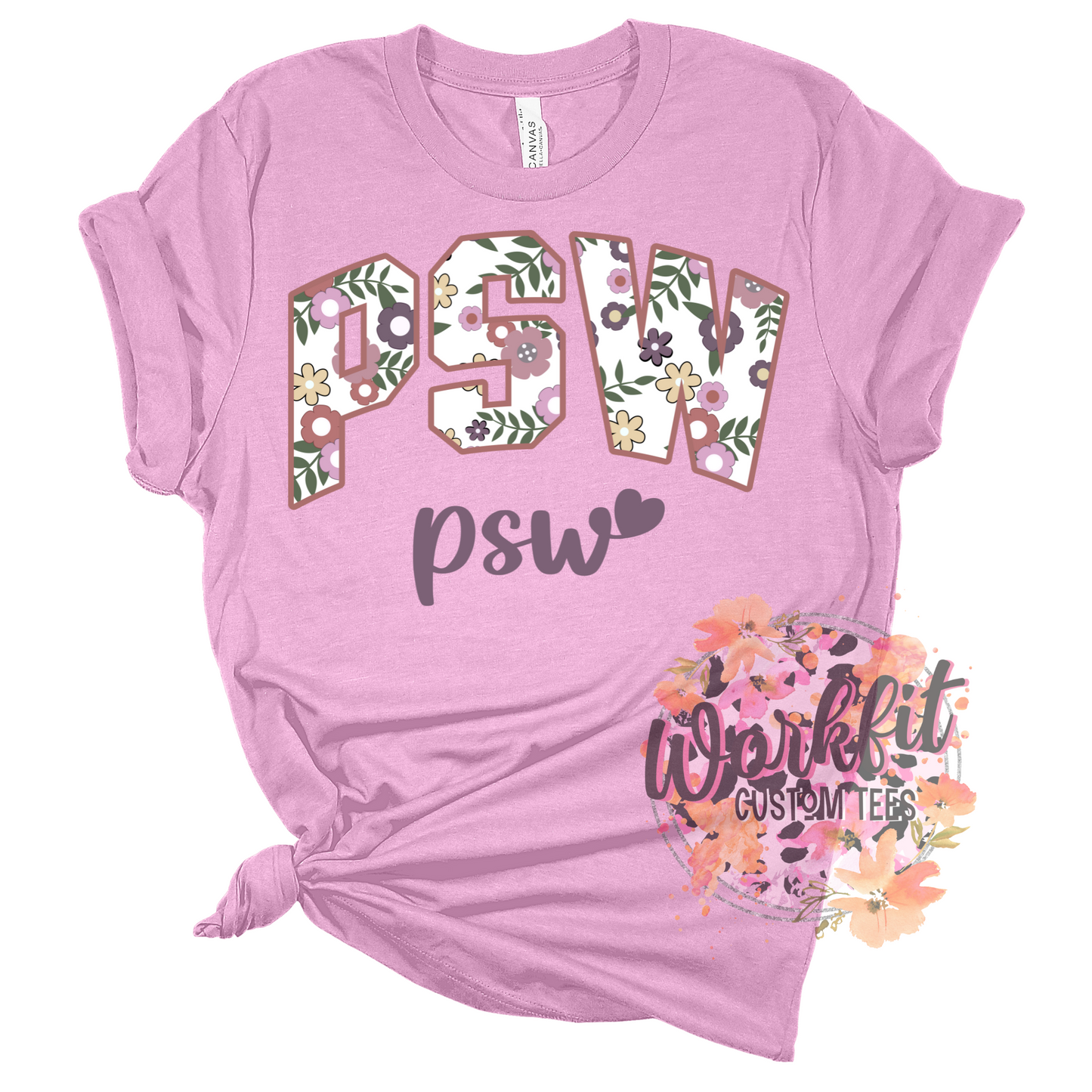 Floral PSW T Shirt