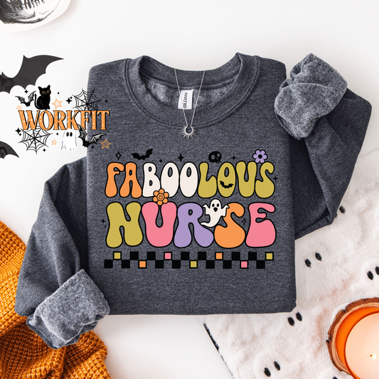 FaBOOlous Nurse Sweater