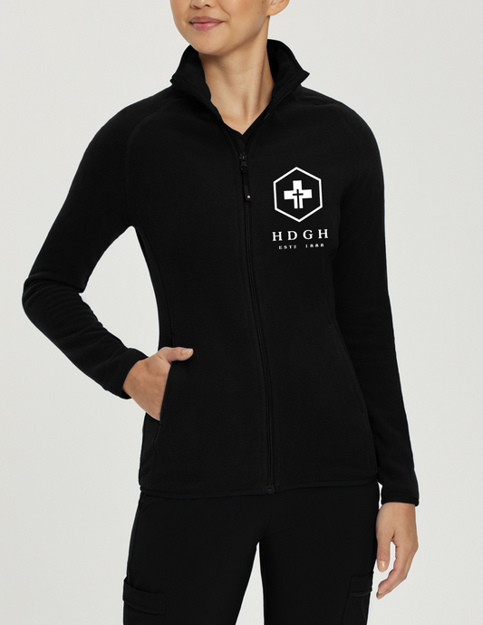 Hotel Dieu Health Care Embroidery Fleece Warm Up