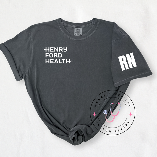 Henry Ford Health RN Comfort Color Tees