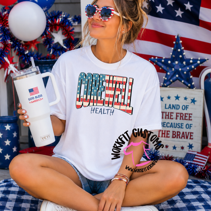 Corewell Health 4TH of July Work Tees