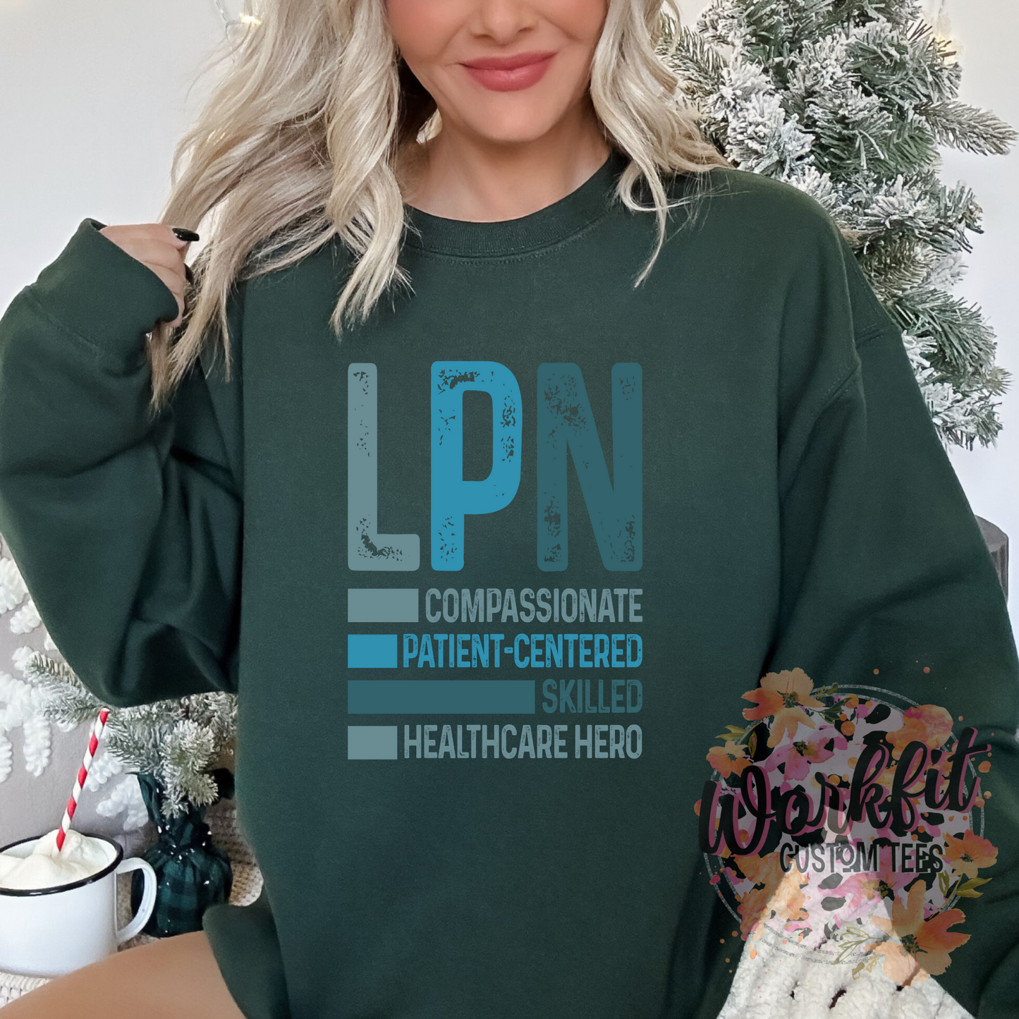 LPN words of Affirmation Crewneck