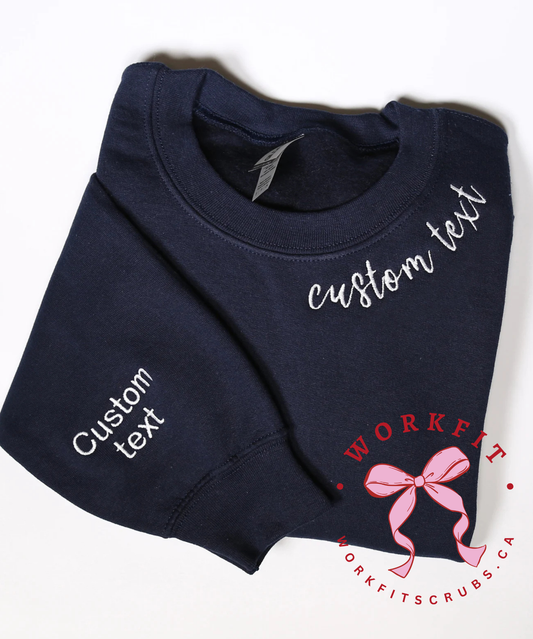Custom Embroidery Crewneck