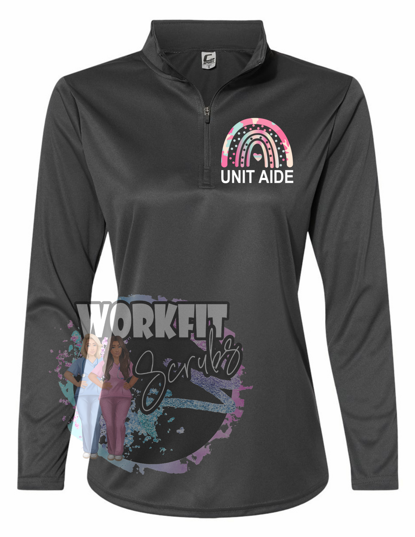 Unit Aide Rainbow 1/4 Zip up