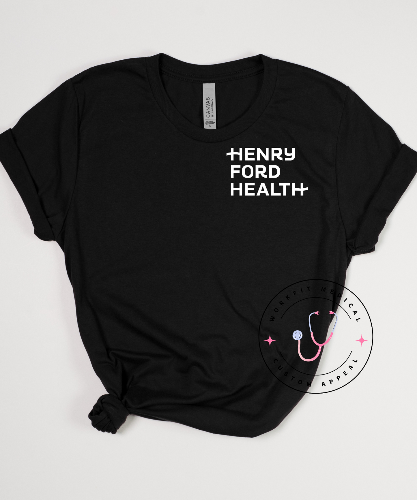 Bella Canvas Henry Ford Health Care Tees