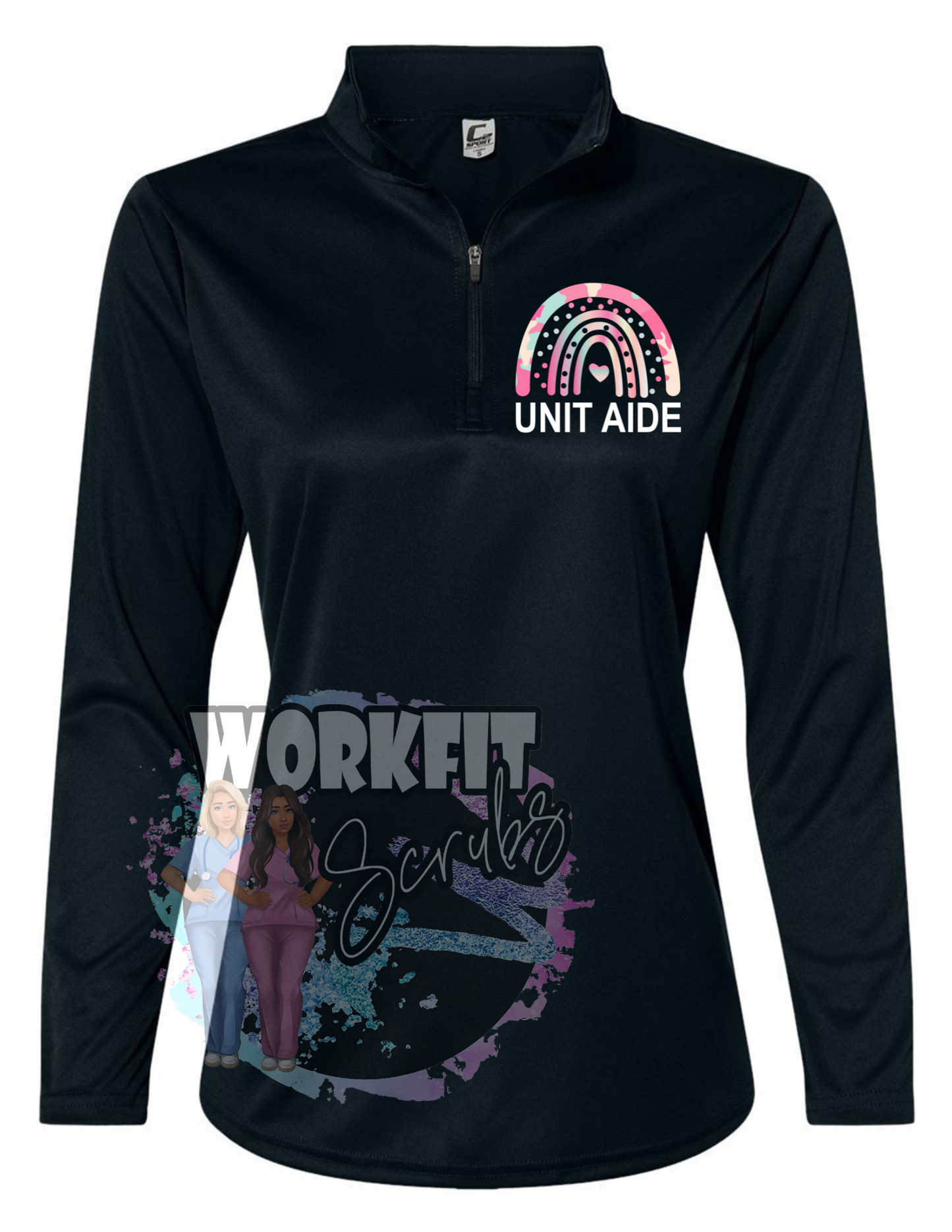 Unit Aide Rainbow 1/4 Zip up