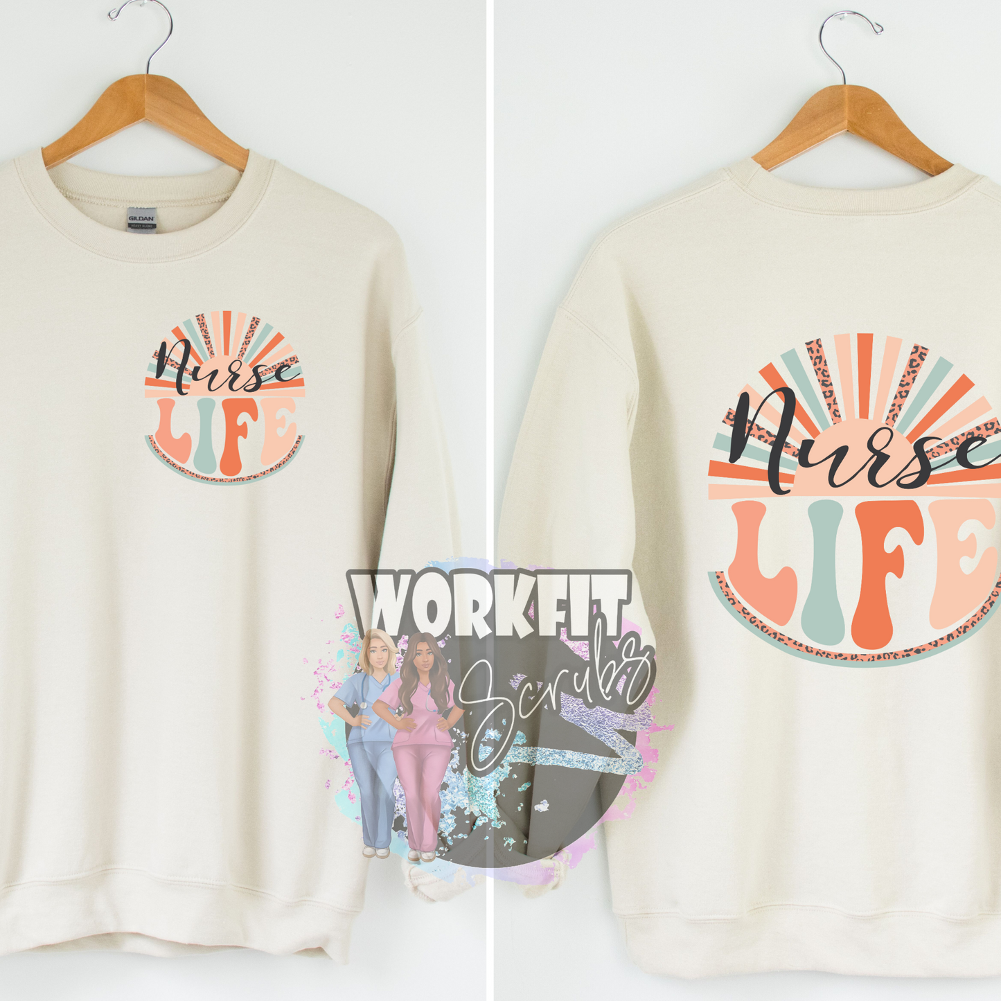 Sunrise NURSE LIFE crewneck